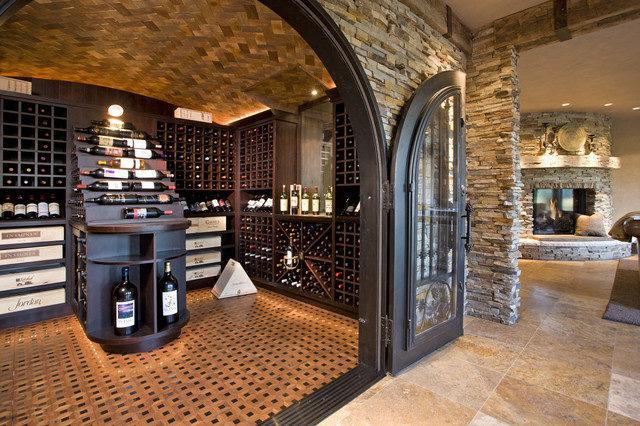 luxury wine room
