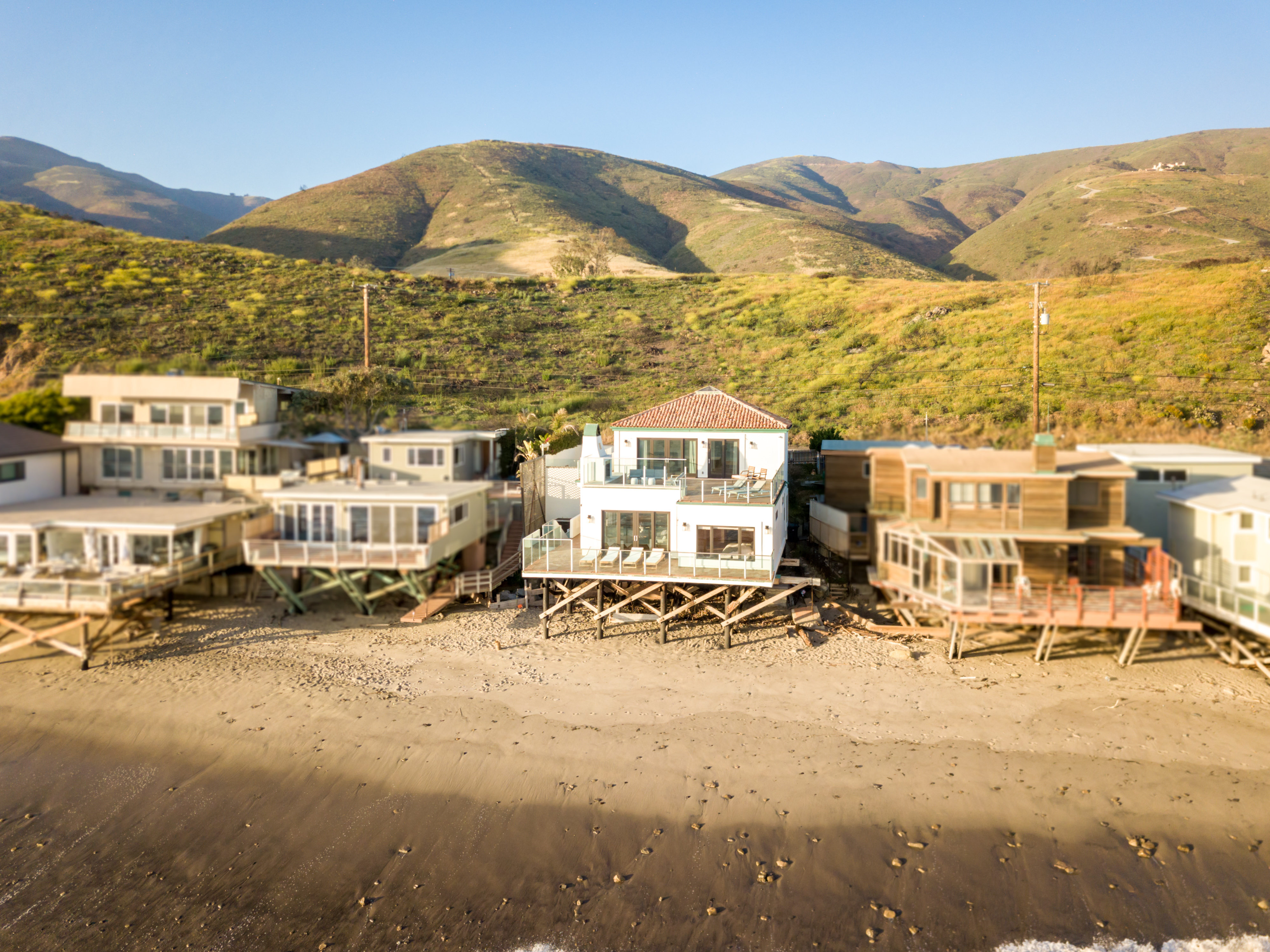 county line beachfront malibu home for sale