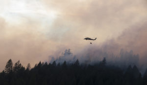 california wildfire helicopter