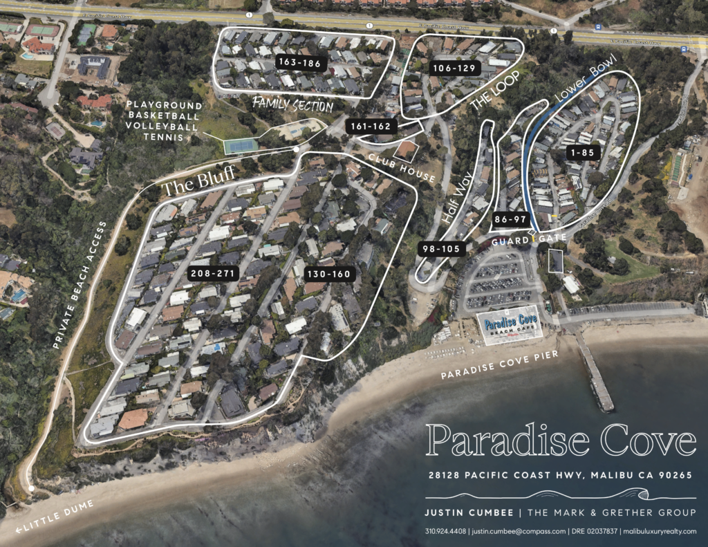 Paradise Cove Map Malibu