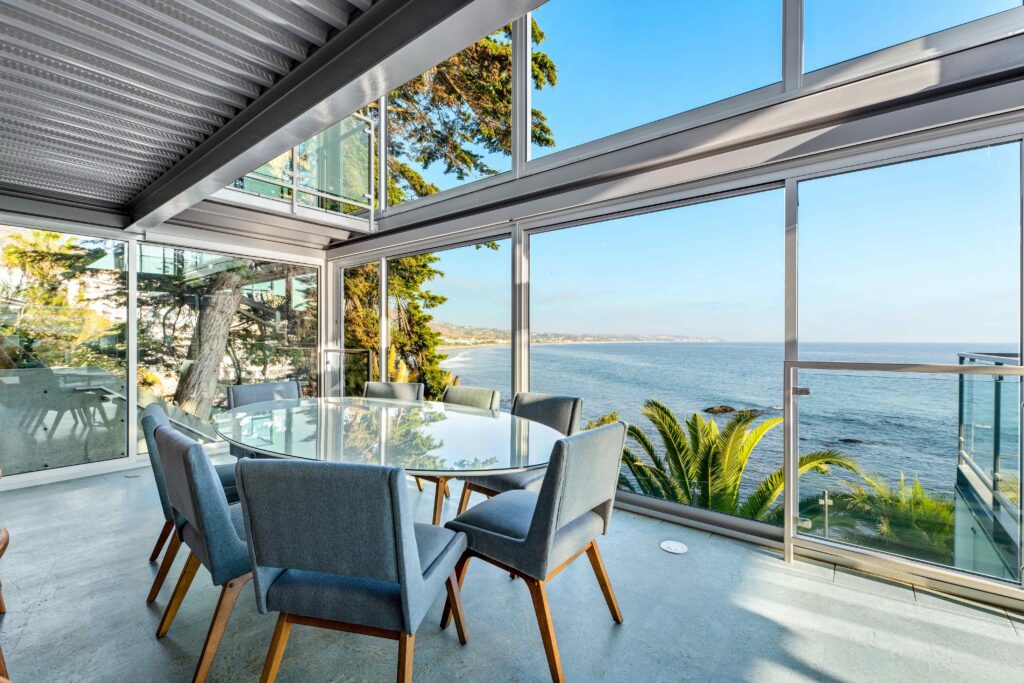 Dining Room Table with Ocean Views